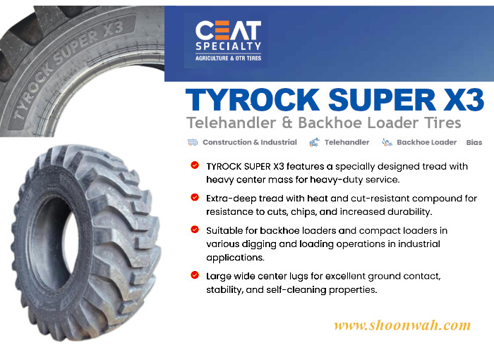 CEAT - TYROCK SUPER X3 OTR Tires